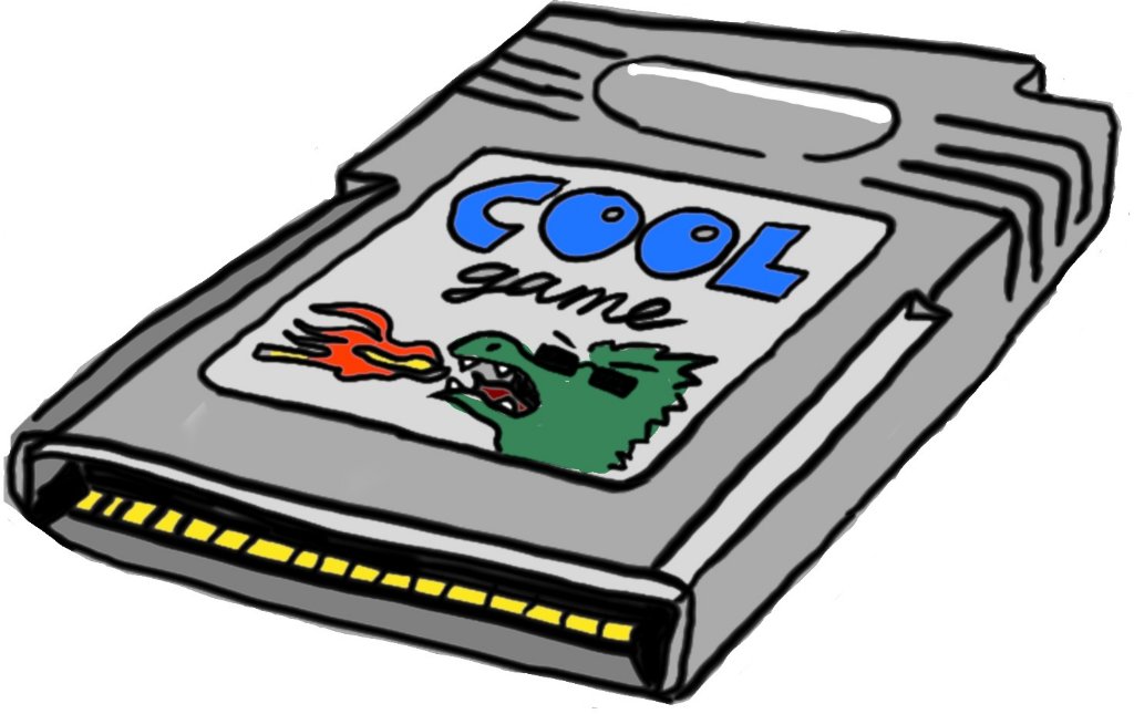 Cool Game for the Game Boy (artist’s interpretation)