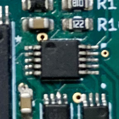 The TPS3613, a 10-MSOP chip that costs like five damn dollars