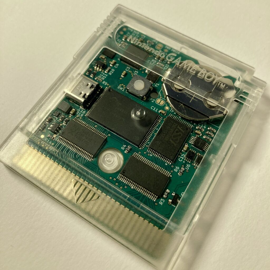 a photo of the cart in a clear shell